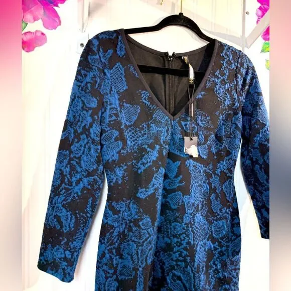 Plenty by Tracey Reese Jacquard Knit Dress Sz S - Picture 3 of 8